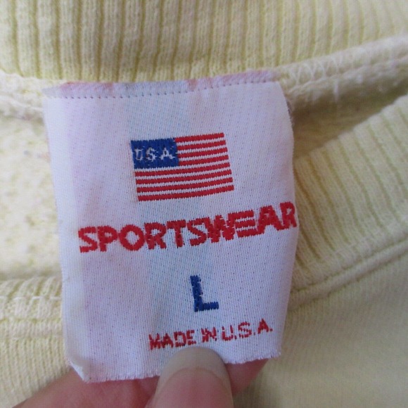 Vintage Sportsweater Sweatshirt Virginia Beach Cotton Made in USA‎ - Picture 5 of 11